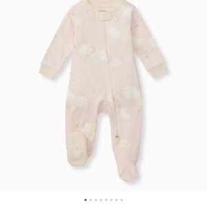 Burt's Bees Baby Pink Cloud Footie Pajamas